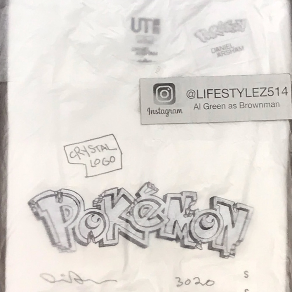Uniqlo x Daniel Arsham x Pokémon Tee